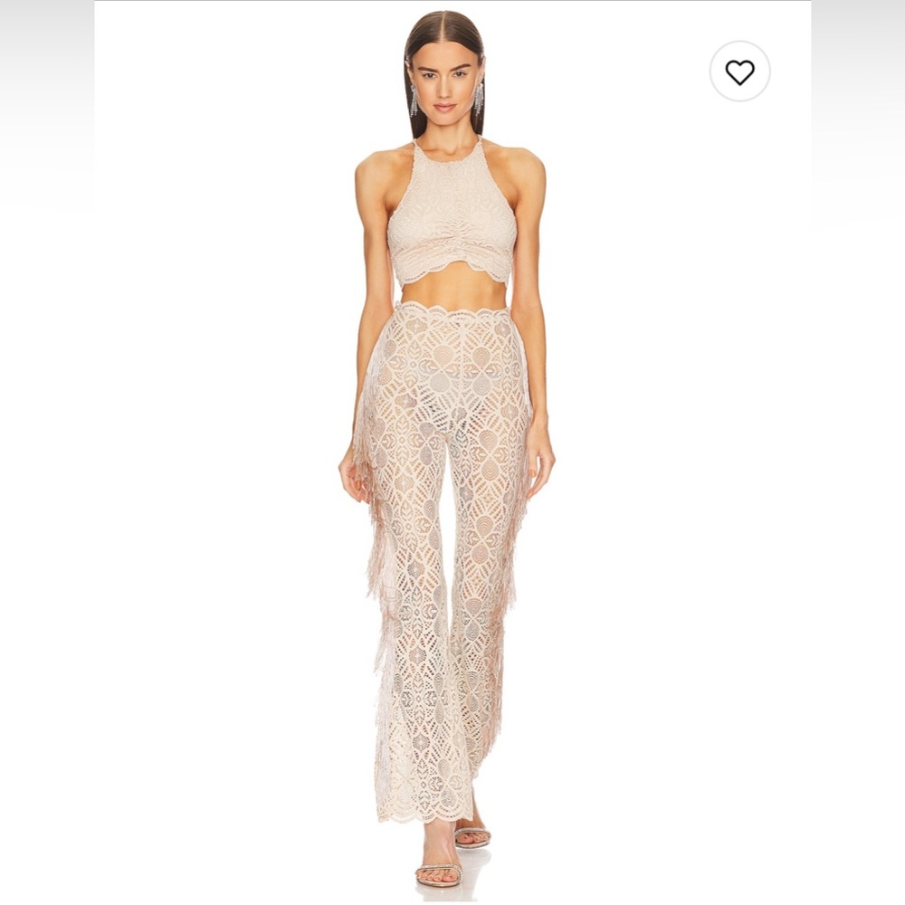 Michael Costello 2 Piece Crochet Set. Revolve.